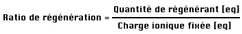 Définition du regeneration ratio