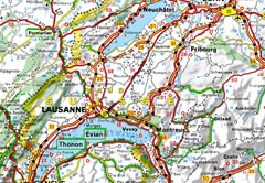 Carte de Romandie
