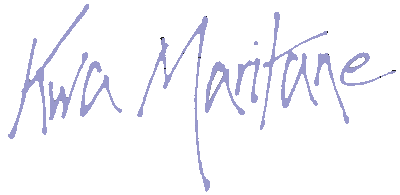 Kwa Maritane signature